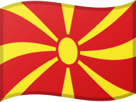 North Macedonia flag