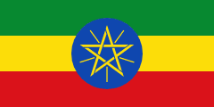 The National Flag of Ethiopia is shown as a flat sticker