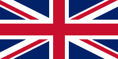 The national flag of United Kingdom is shown as a flat sticker