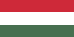 The national flag of Hungary is shown as a flat sticker