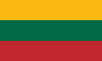 The National Flag of Lithuania is shown as a flat sticker