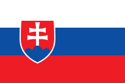 The national flag of Slovakia is shown as a flat sticker