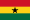 National Flag of country Ghana