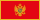 National Flag of country Montenegro