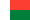 National Flag of country Madagascar