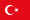 National Flag of country Turkey