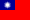 National Flag of country Taiwan