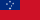 National Flag of country Samoa