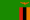 National Flag of country Zambia