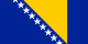 National Flag of country Bosnia and Herzegovina