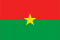 National Flag of country Burkina Faso