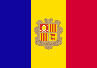 Andorra-Flagge